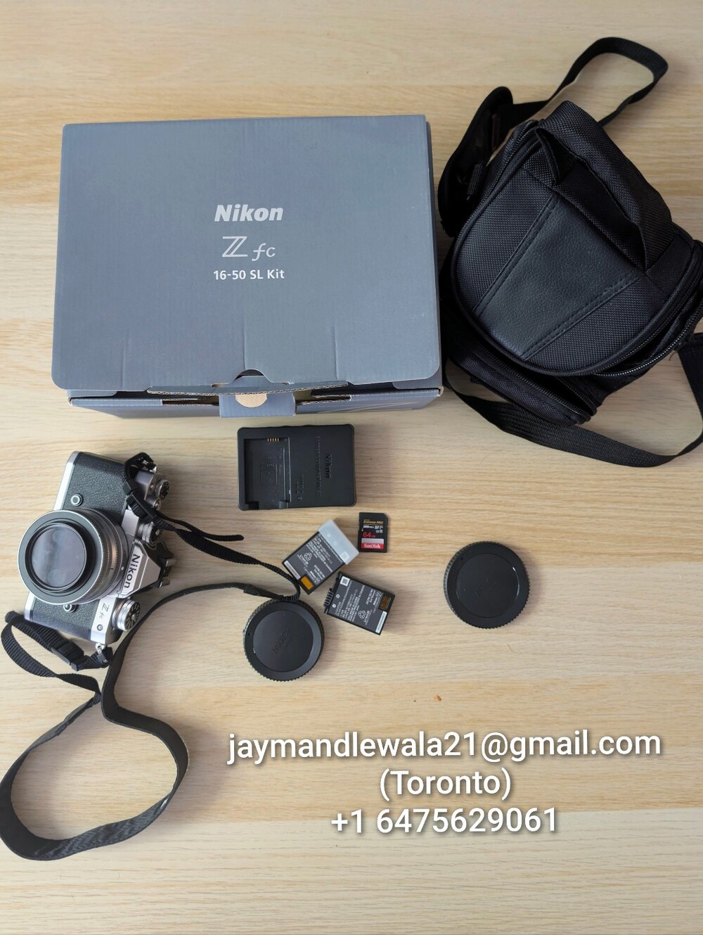 Nikon Z fc Silver & Black Mirrorless Camera Kit with Accessories